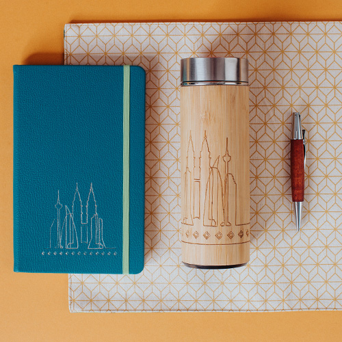 Customizable Batik Tumbler and Journal